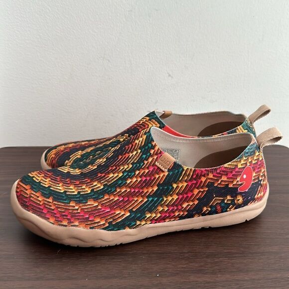 UIN Men\'s Casual Walking Travel Shoes Slip On Knitted Loafers Indian Soul Sz 9.5 main image 9